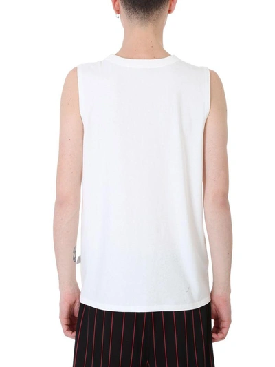 Shop Alexander Wang High Twist White Cotton Tank Top