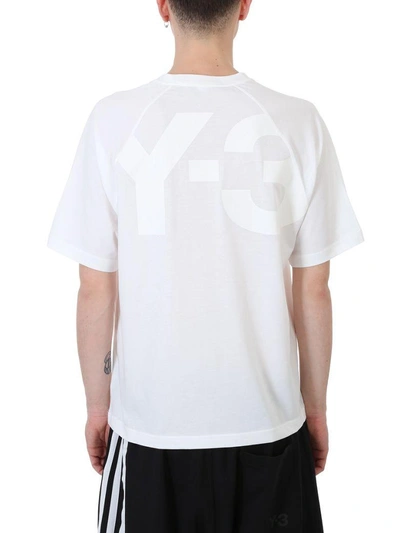 Shop Y-3 White Cotton T-shirt