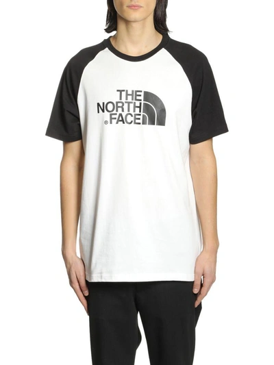 The North Face Raglan Easy Baseball T-shirt In White/black - White |  ModeSens