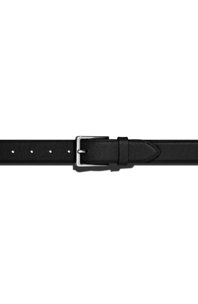 Shop Shinola Bombay Tab Leather Belt In Black