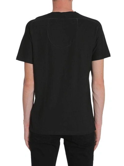 Shop Tom Rebl Round Collar T-shirt In Nero
