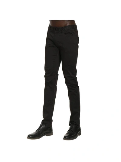 Shop Armani Jeans Pants Pants Men  In Black