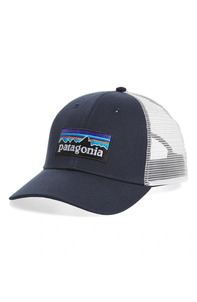 Shop Patagonia 'pg - Lo Pro' Trucker Hat - Blue In Smolder Blue