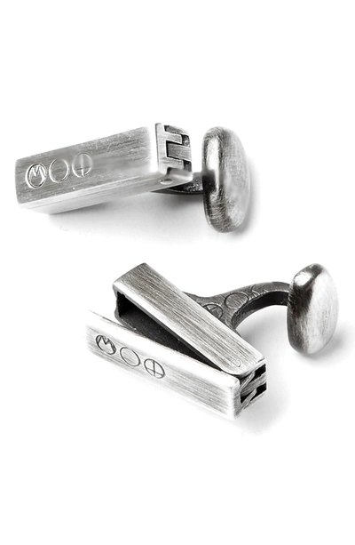 Shop Title Of Work Locket Cuff Links In Silver