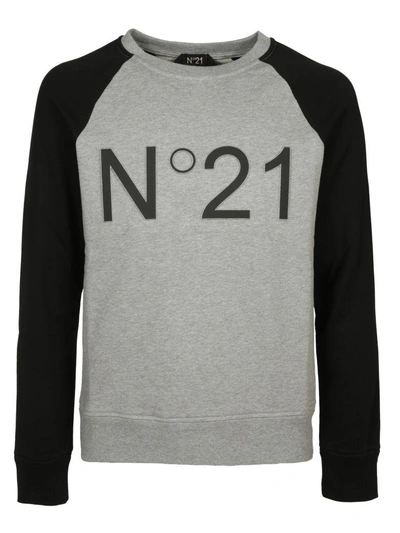 Shop N°21 N&deg;21 Sweatshirt With Logo In Grey