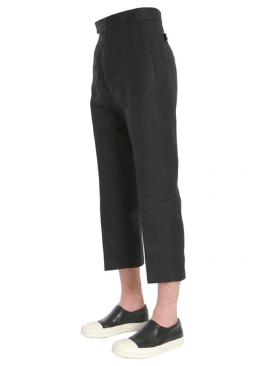 Shop Rick Owens Bolans Trousers In Nero