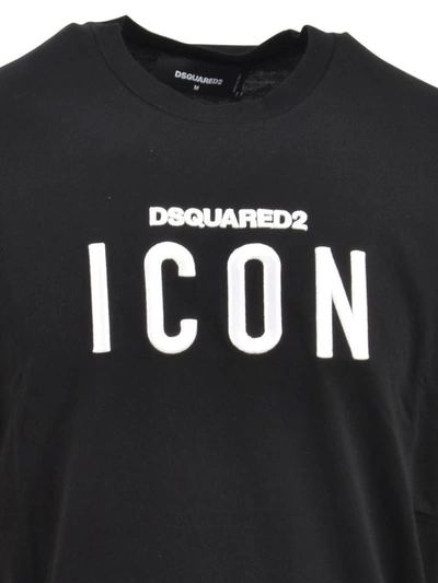 Shop Dsquared2 Icon T-shirt Black