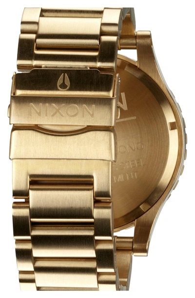 Shop Nixon 'the 51-30 Chrono' Watch, 51mm In Gold