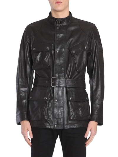 Belstaff Trialmaster Panther 2.0 Leather Jacket In Black | ModeSens