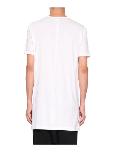 Shop Drkshdw Level Cotton T-shirt In Bianco