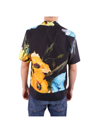 Shop Msgm Cotton Shirt In Multicolor