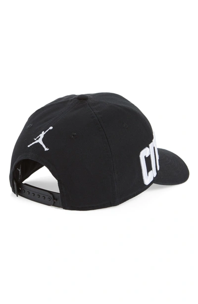 Shop Nike Jordan Jumpman Classic 99 Cof Snapback Baseball Cap - Black In Black/ White