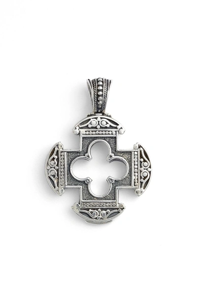 Shop Konstantino Silver Classics Cutout Cross Pendant