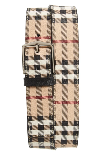 Shop Burberry Joe Belt In Black