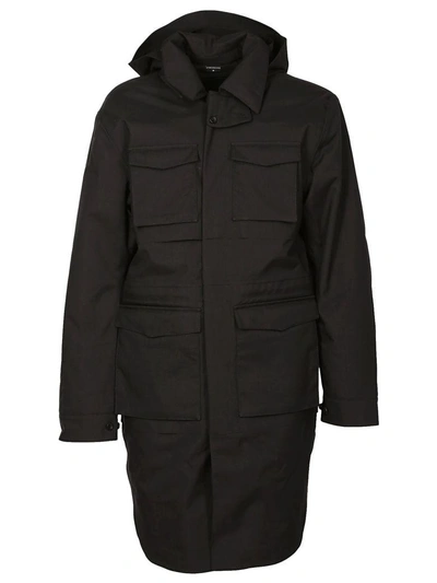 Shop Norwegian Rain Coat In Mixed Black