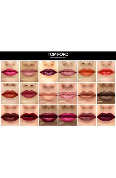 Shop Tom Ford Boys & Girls Lip Color In Roberto/ Metallic