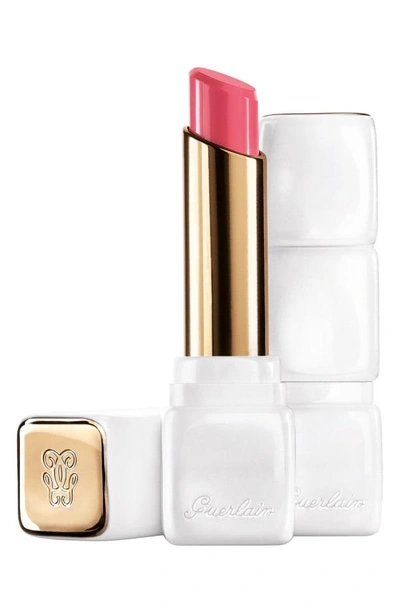 Shop Guerlain Bloom Of Rose - Kisskiss Roselip Hydrating & Plumping Tinted Lip Balm - R373 Pink Me Up