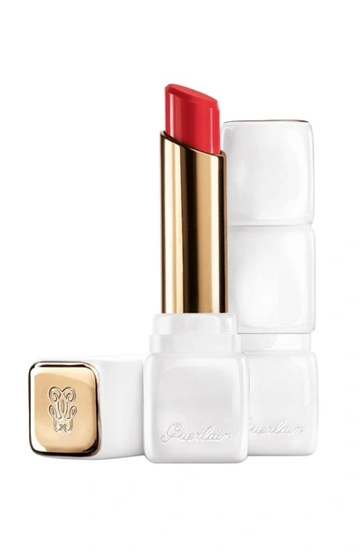 Shop Guerlain Bloom Of Rose Kisskiss Roselip Hydrating & Plumping Tinted Lip Balm In R346 Peach Party