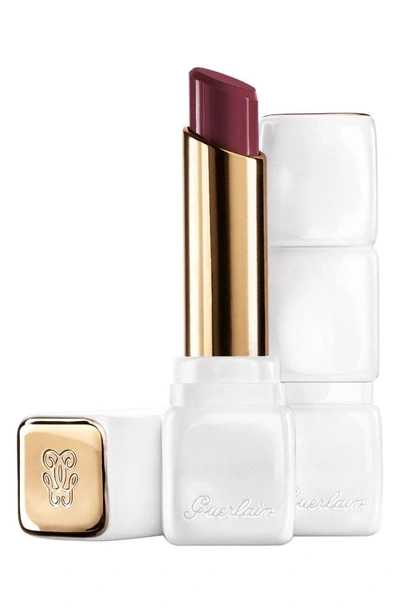 Shop Guerlain Bloom Of Rose - Kisskiss Roselip Hydrating & Plumping Tinted Lip Balm - R374 Wonder Violette