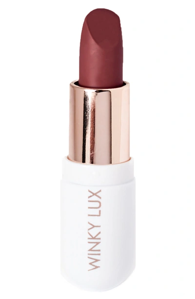 Shop Winky Lux Creamy Dreamies Lipstick In Leche