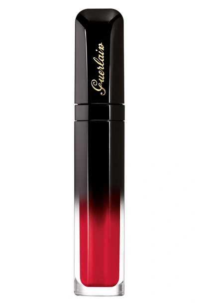 Shop Guerlain Intense Liquid Matte Liquid Lipstick - M25 Seductive Red