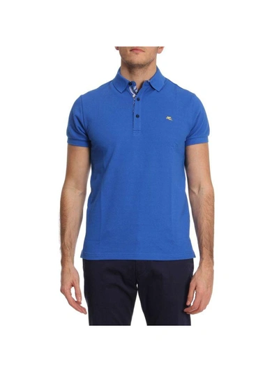 Shop Etro T-shirt T-shirt Men  In Royal Blue