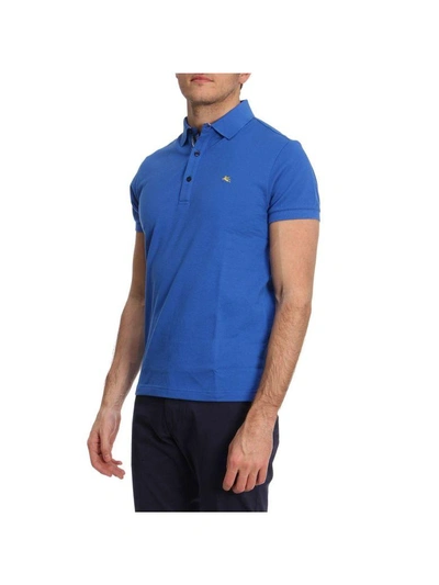 Shop Etro T-shirt T-shirt Men  In Royal Blue