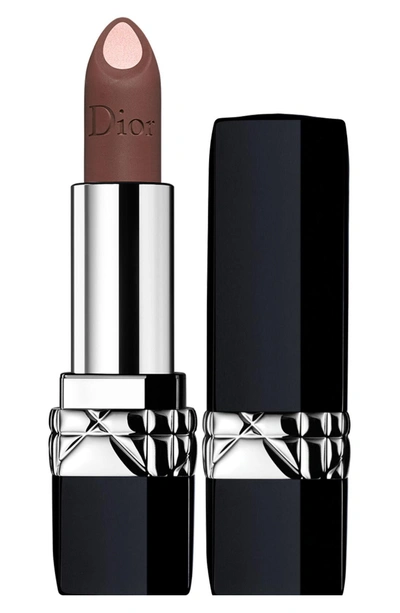 Shop Dior Double Rouge Matte Metal Colour & Couture Contour Lipstick In 510 Jungle Beige