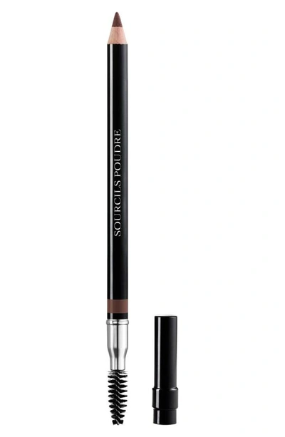 Shop Dior Sourcils Poudre Powder Eyebrow Pencil In 593 Brown