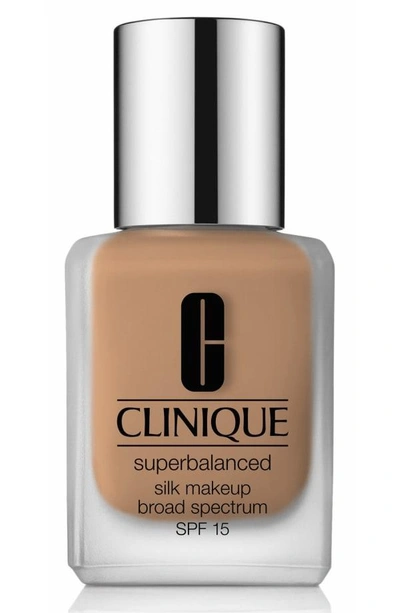 Shop Clinique Superbalanced Silk Makeup Broad Spectrum Spf 15 - Silk Sunny Beige
