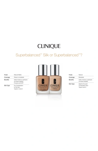 Shop Clinique Superbalanced Silk Makeup Broad Spectrum Spf 15 In Silk Cream Chamois