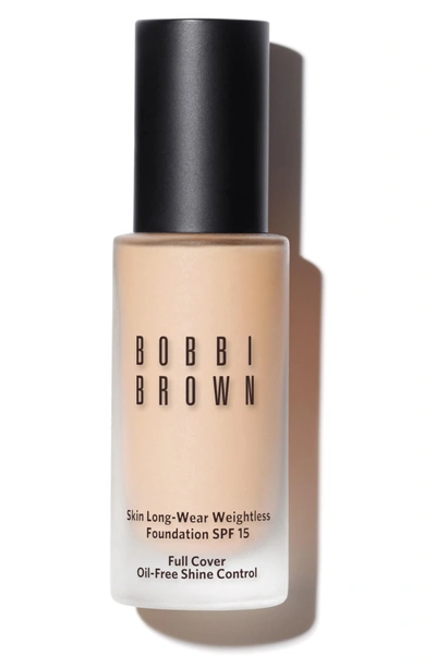 Shop Bobbi Brown Skin Long-wear Weightless Foundation Spf 15 - 0 Porcelain