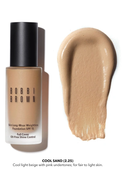 Shop Bobbi Brown Skin Long-wear Weightless Foundation Spf 15 - 2.25 Cool Sand