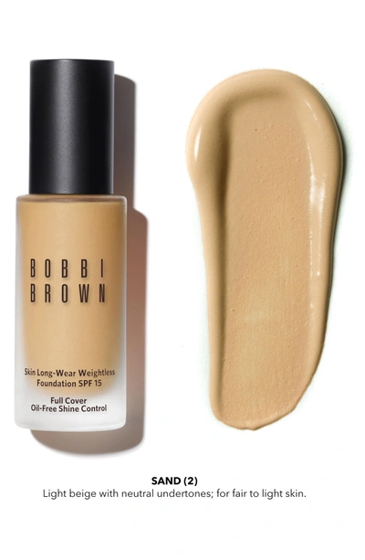 Shop Bobbi Brown Skin Long-wear Weightless Foundation Spf 15 - 2 Sand