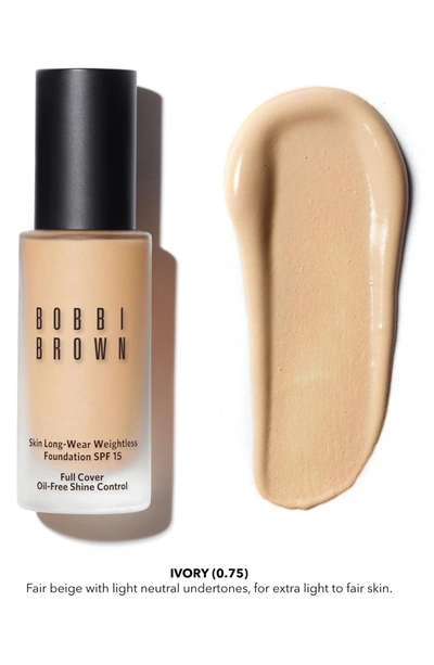 Shop Bobbi Brown Skin Long-wear Weightless Foundation Spf 15 - 0.75 Ivory