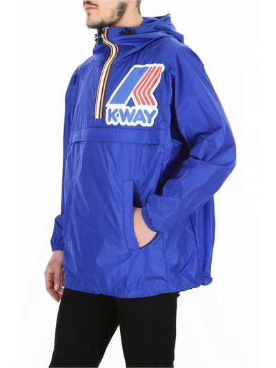 Shop Dsquared2 K-way Jacket In Bluette|blu