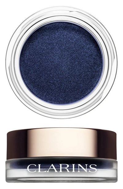 Shop Clarins Ombre Matte Cream-to-powder Matte Eyeshadow - 10 Midnight Blue