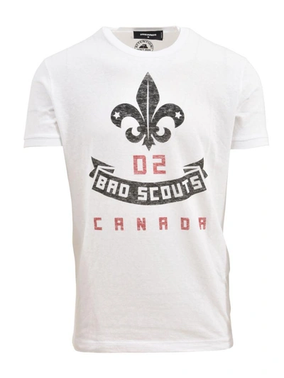 Shop Dsquared2 Bad Scouts T-shirt White