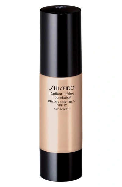 Shop Shiseido Radiant Lifting Foundation, 1 oz In O80 Deep Ochre