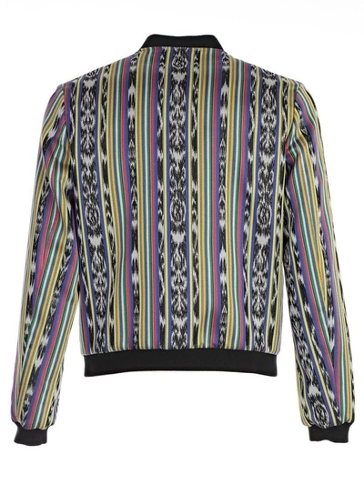 Shop Saint Laurent Jacket In Multicolor