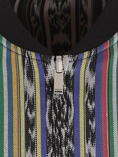 Shop Saint Laurent Jacket In Multicolor