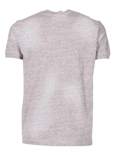 Shop Dsquared2 T-shirt In Grey Melange