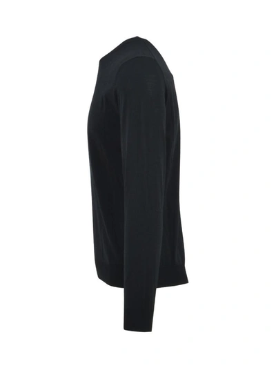 Shop Valentino Lightweight Wool Knit Top In Black