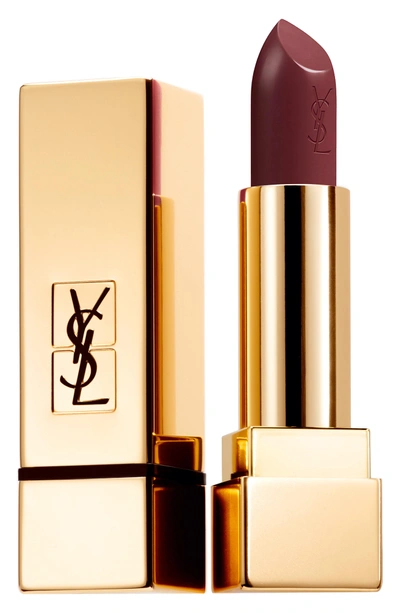 Shop Saint Laurent Rouge Pur Couture Satin Lipstick In 54 Prune Avenue