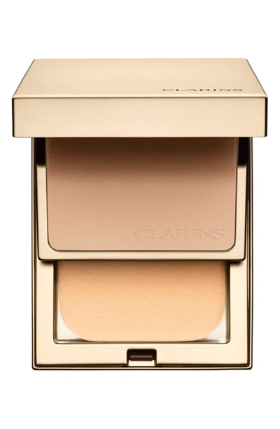 Shop Clarins Everlasting Compact Foundation Spf 9 In 112.5 Caramel