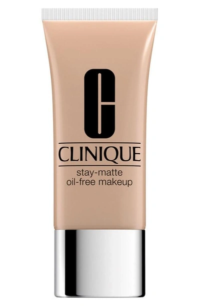 Shop Clinique Stay-matte Oil-free Makeup Foundation, 1 oz In 20 Deep Neutral