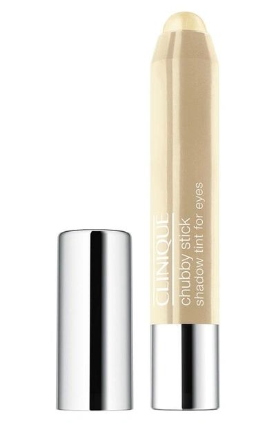 Shop Clinique Chubby Stick Shadow Tint For Eyes In Grandest Gold