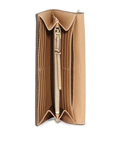 Shop Chloé Marcie Continental Flap Wallet, Brown