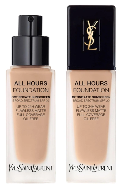 Shop Saint Laurent All Hours Full Coverage Matte Foundation Spf 20 - Bd25