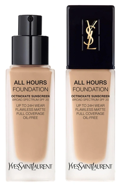 Shop Saint Laurent All Hours Full Coverage Matte Foundation Spf 20 - B45